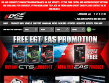 Tablet Screenshot of edgeproducts.com